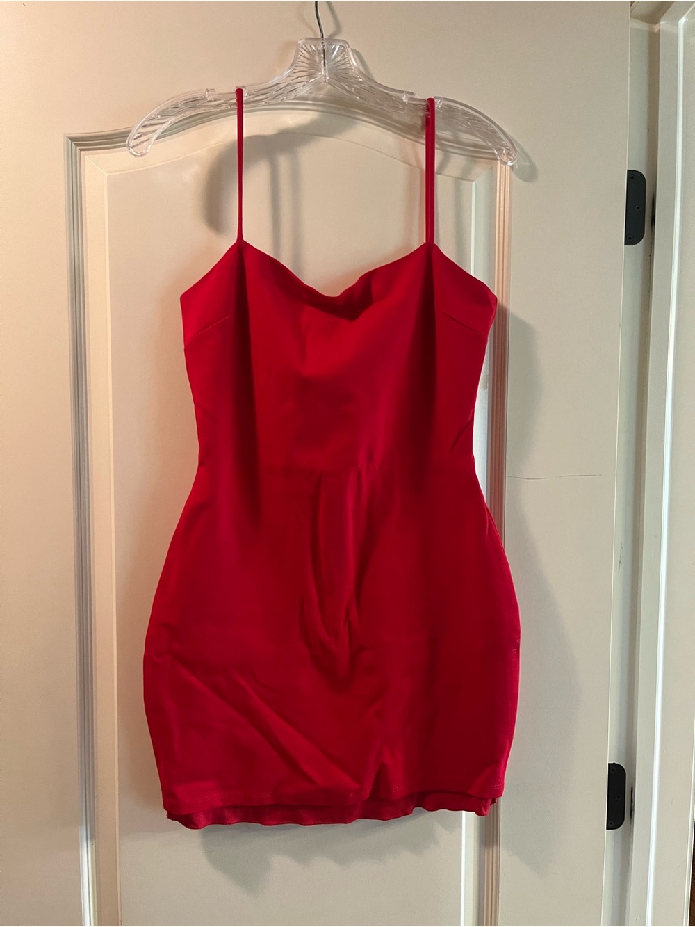 Lulu's Red Spaghetti-Strap Mini Dress